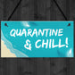 Quarantine Sign Hanging Sign Man Cave Bar Sign Home Decor Funny