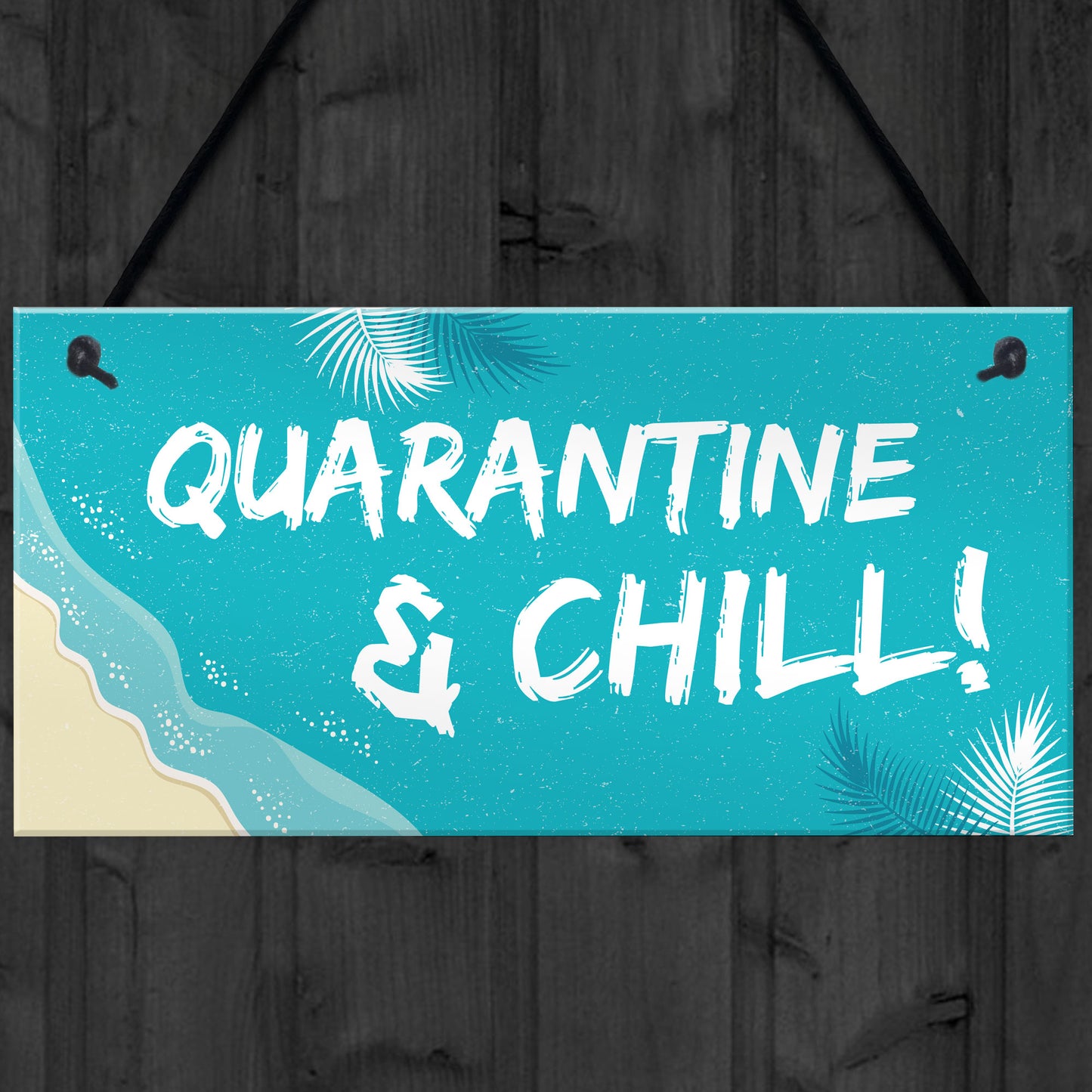 Quarantine Sign Hanging Sign Man Cave Bar Sign Home Decor Funny