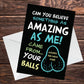 Funny Joke RUDE Birthday Card For Dad From Daughter Son