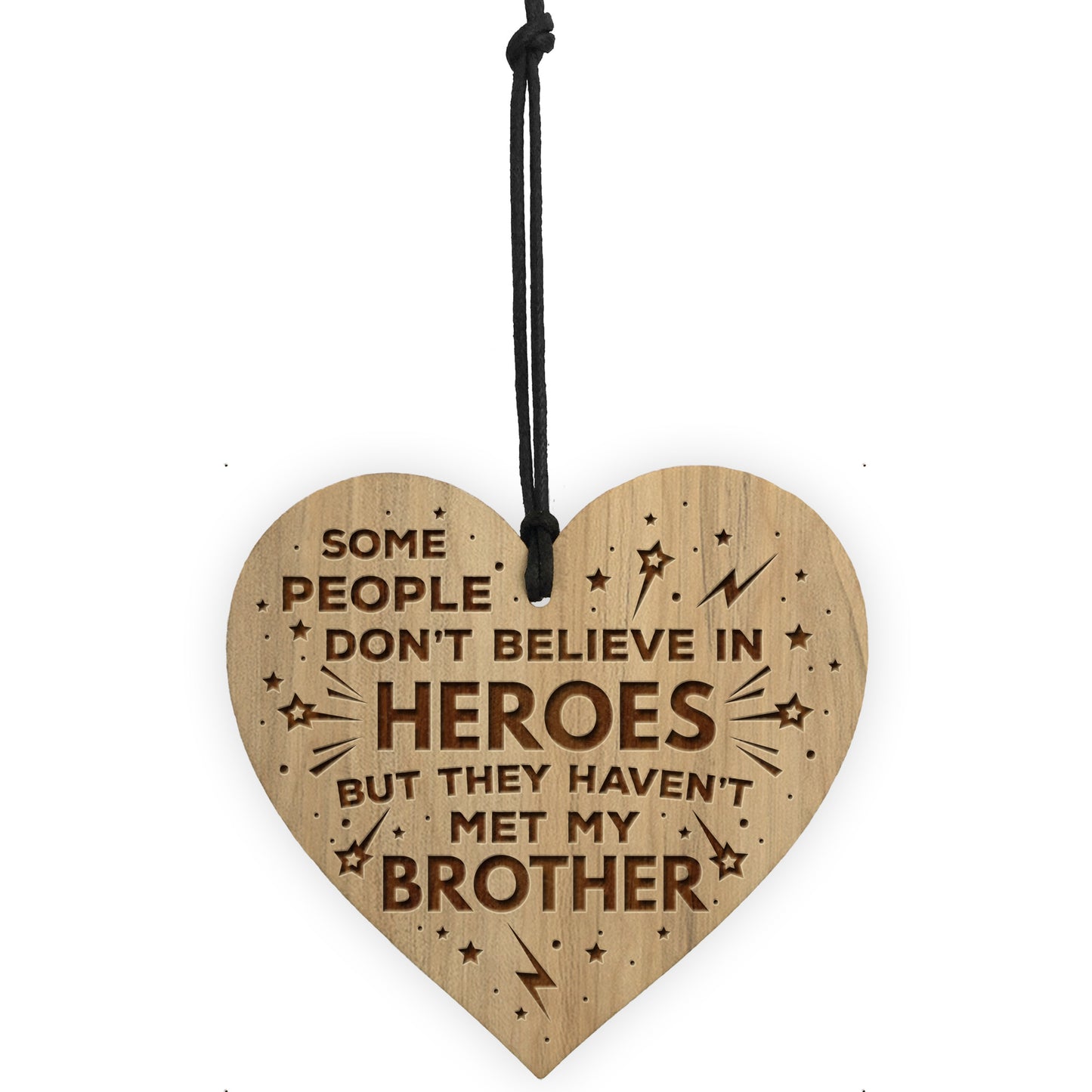 Brother Gifts From Sister Engraved Heart BROTHER Birthday Xmas
