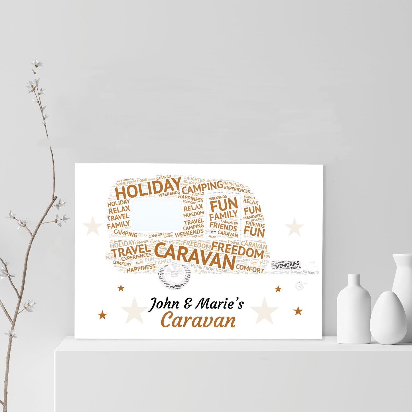 Caravan Decor Carvan Sign Novelty Gift Print Camping Sign Gift