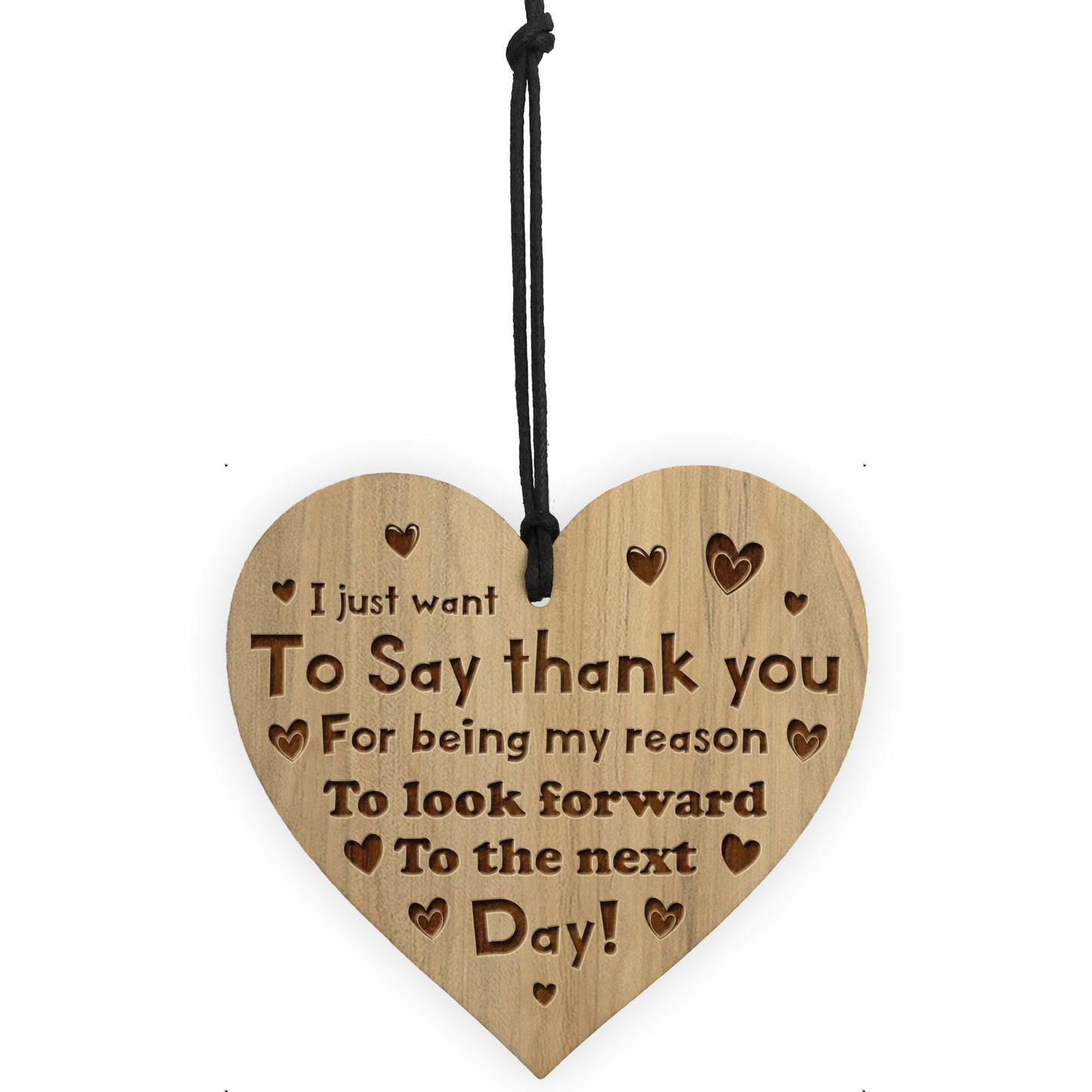 Boyfriend Girlfriend Gifts THANK YOU Engraved Heart Anniversary