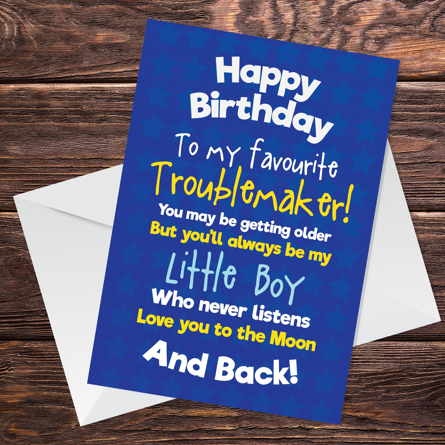 Birthday Card For Son Funny Joke Son Card From Mum Dad