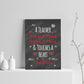 Touch A Heart Teacher Gift Teacher Print Thank You Assistant