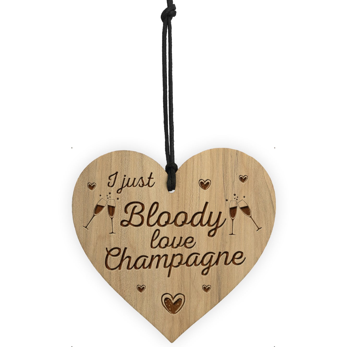 Funny Friendship Gift Bar Sign Hanging Wooden Heart Wall Sign