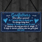 Godfather Gifts For Christmas Godparent Christening Gifts Sign