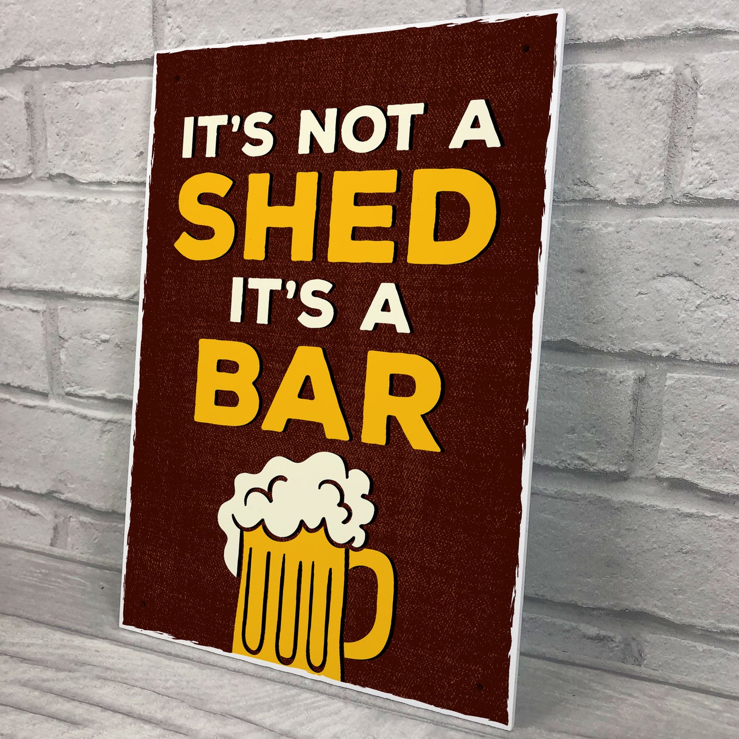 Funny Bar Sign Shed Sign ITS NOT A SHED Bar Signs And Plaques