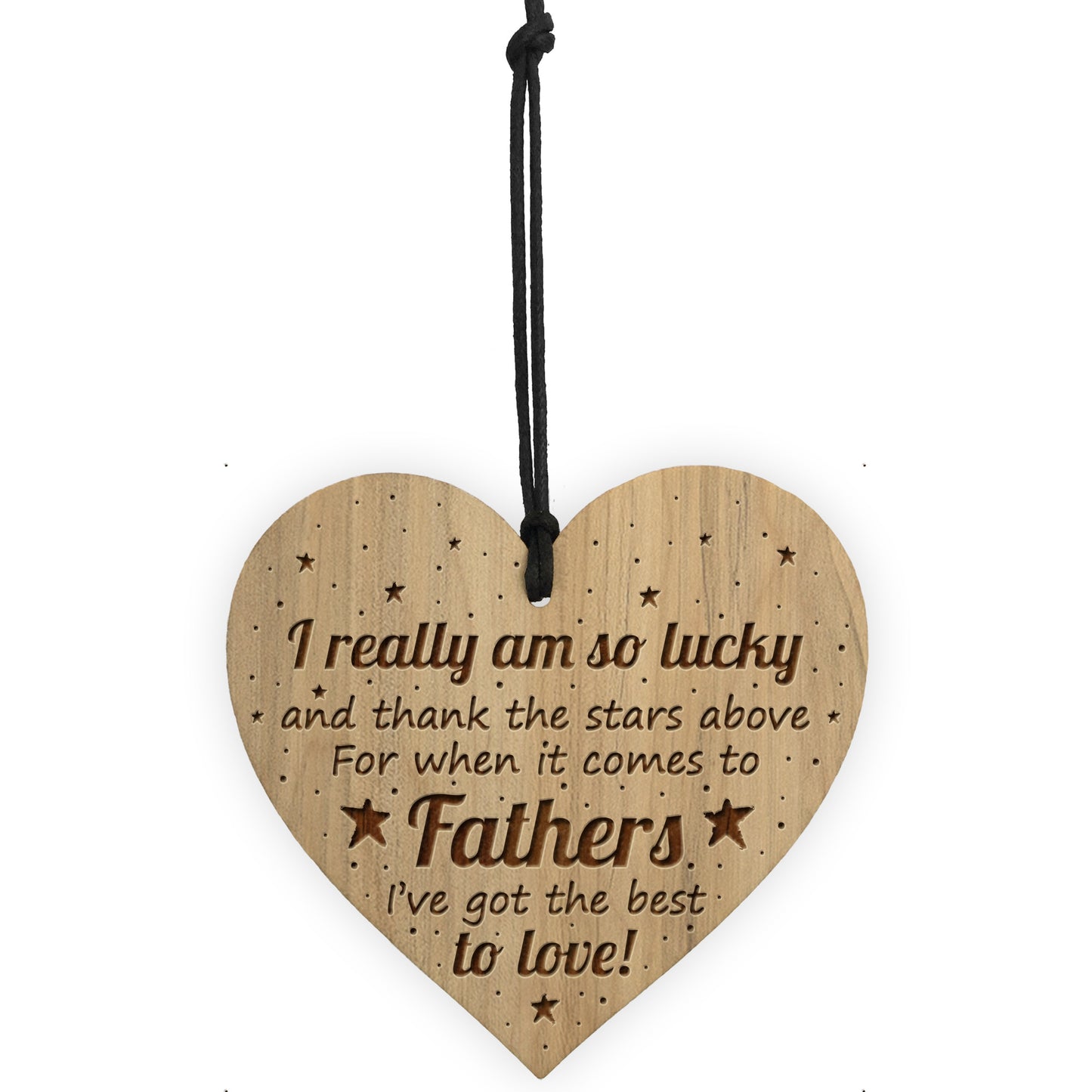 Dad Engraved Heart Gift For Father Birthday Christmas Gift
