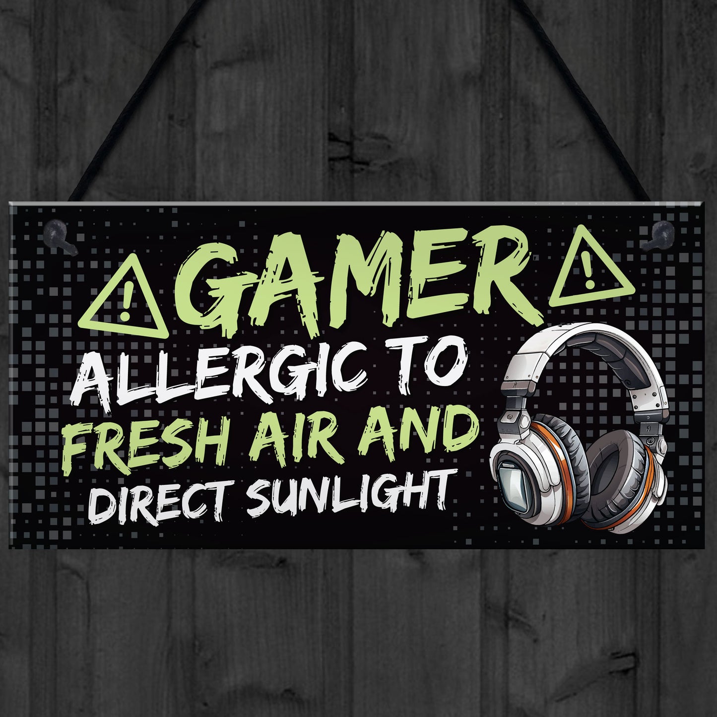 Gamer Sign Games Room Accessories Boys Bedroom Decor Gaming Sign