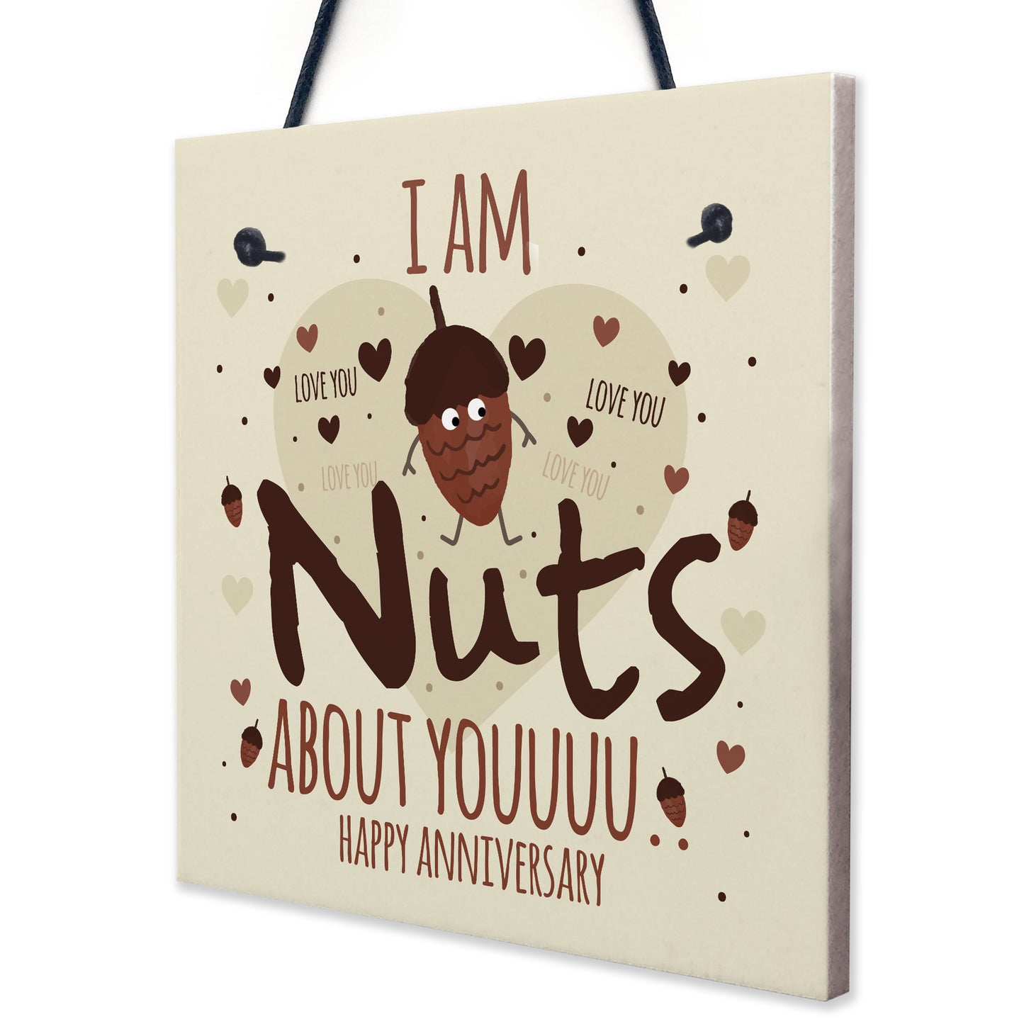 Funny Happy Anniversary Card Anniversary Gift For Him Her Plaque