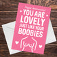 Funny Rude Anniversary Card For Girlfriend Wife Hilarious Card