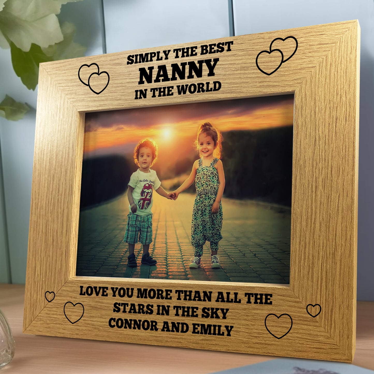 Best Nanny In The World Nanny Gift Photo Frame Grandparent Gifts