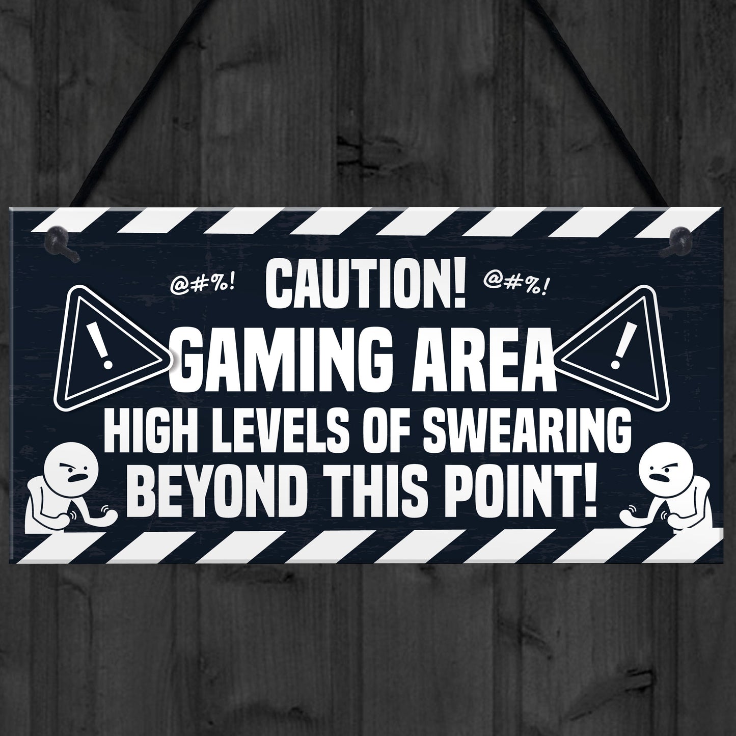Funny Rude Gaming Sign Gamer Gift For Son Brother Xmas Birthday