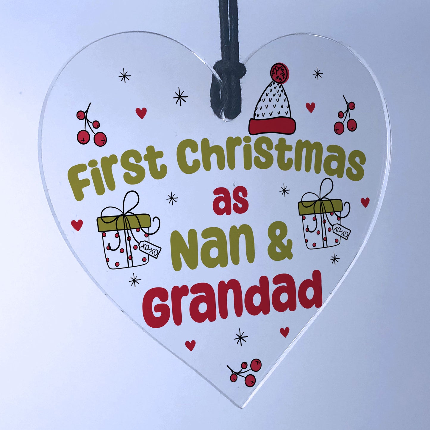 Christmas Decoration 1st Christmas As Nan And Grandad Gift