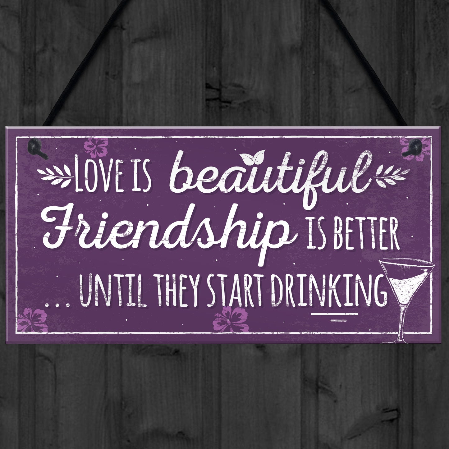 Best Friend Plaque Friendship Sign Thank You Birthday Gift