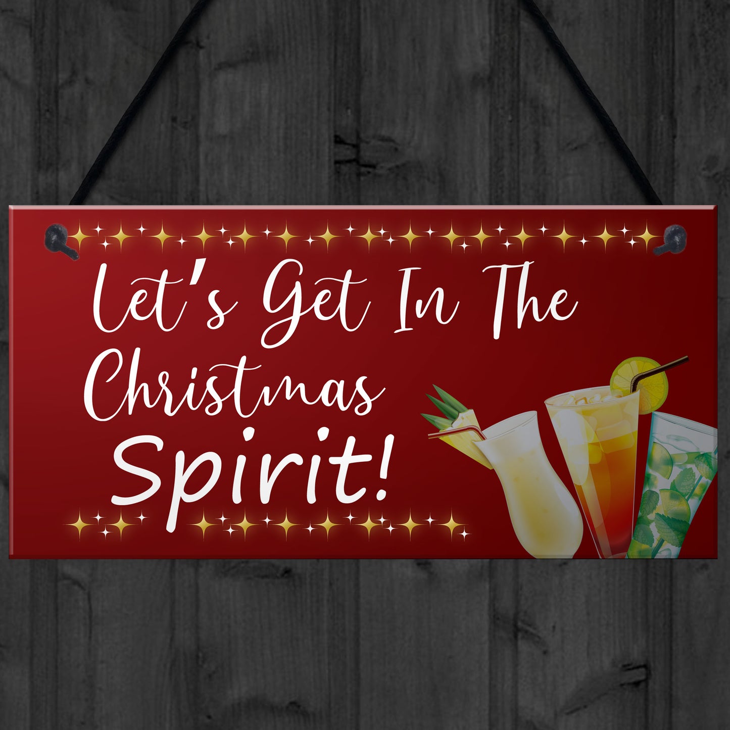 Funny Home Bar Sign Christmas Decoration Alcohol Gift For Family