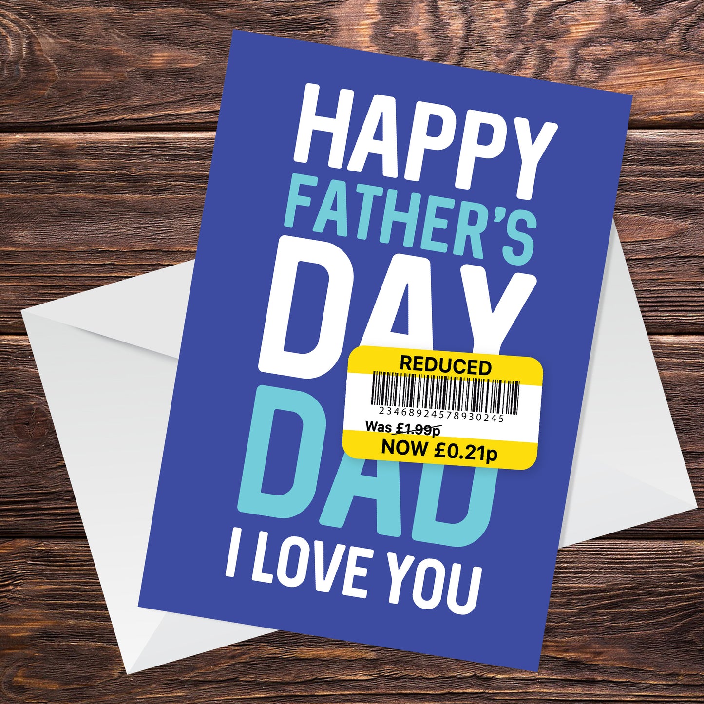 Dad Fathers Day Card Funny Fathers Day Card Funny Card Reduced