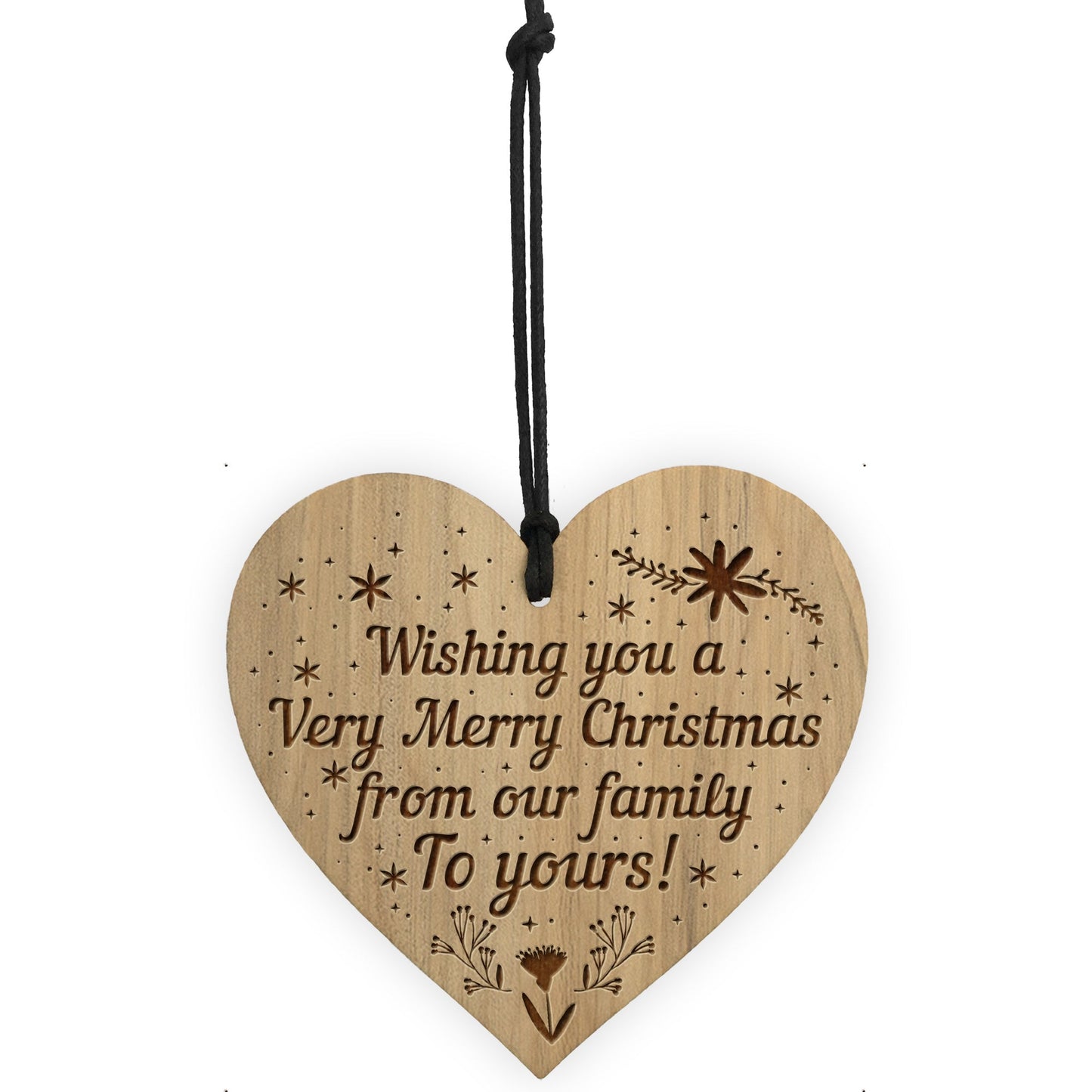 Christmas Gift For Friend Engraved Heart Neighbour Gift