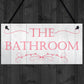 The Bathroom Decorative Hanging Plaque