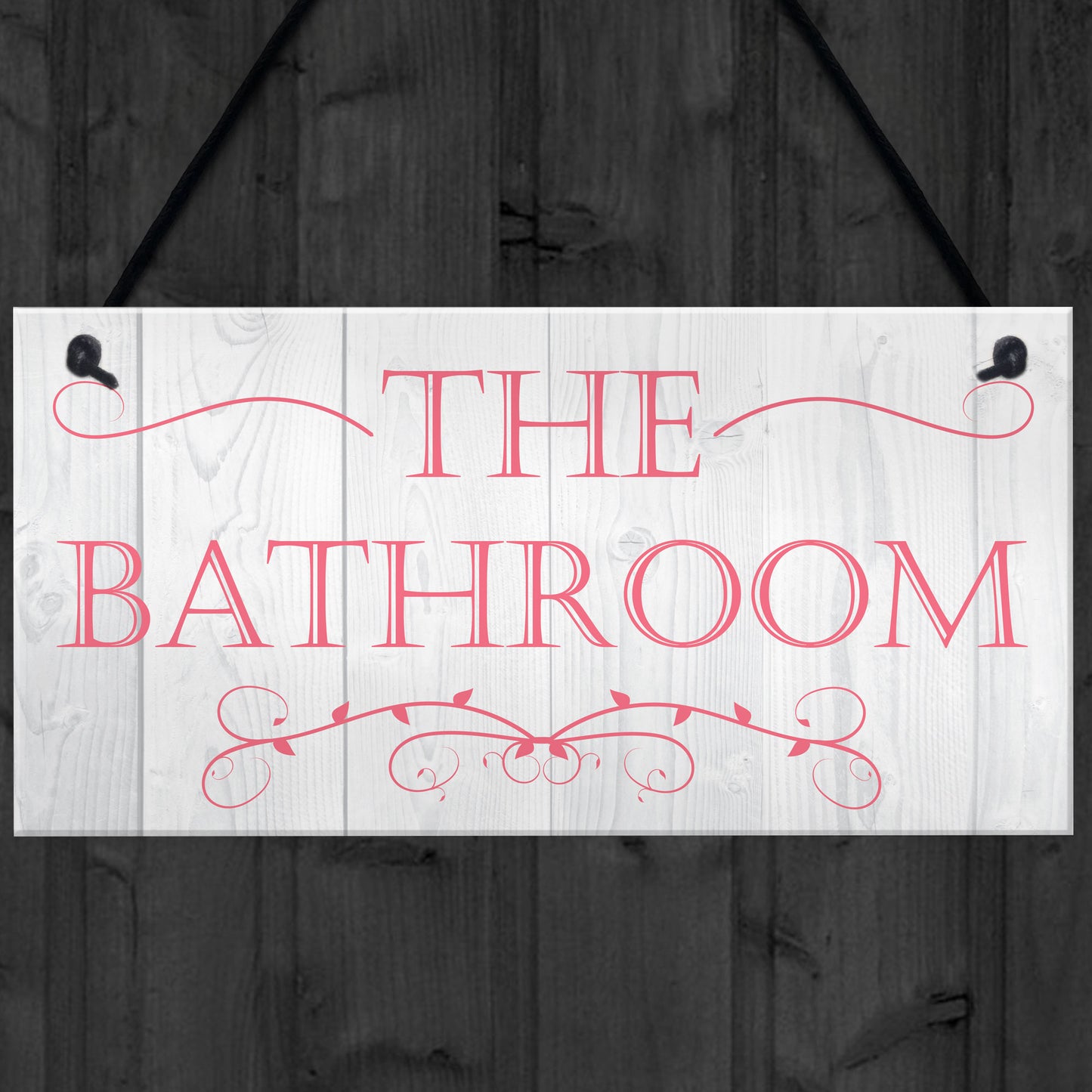 The Bathroom Decorative Hanging Plaque
