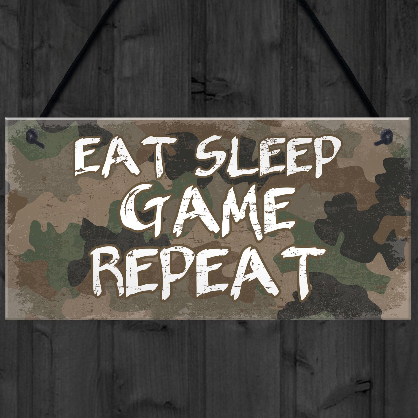 Gaming Sign Funny Gamer Gift For Boys Bedroom Decor ManCave Sign