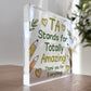 Teacher Gifts Acrylic Block Thank You Gift For Teacher Assistant