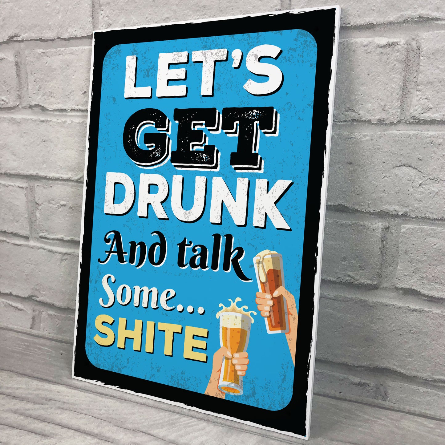 Bar Sign For Home Wall Door Sign Man Cave Shed Plaque Beer Gift