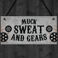 Bike Enthusiast Hanging Sign Motorbike Motorcycle Gift For Men
