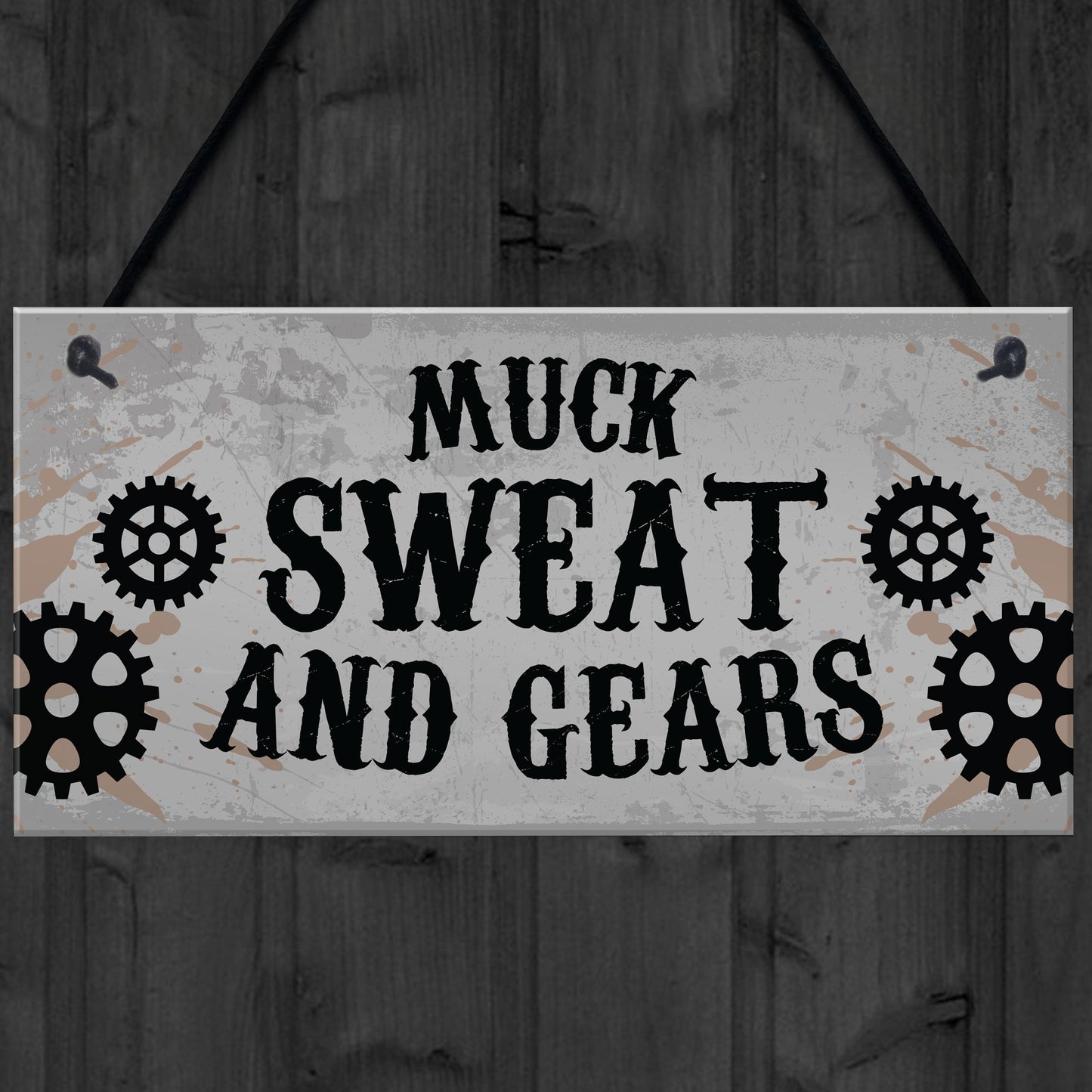 Bike Enthusiast Hanging Sign Motorbike Motorcycle Gift For Men
