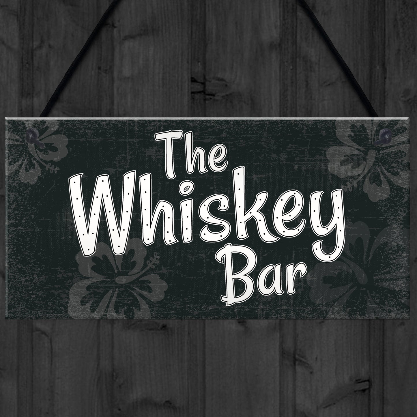 The Whiskey Bar Sign Home Bar Plaque Garden Shed Pub Gift