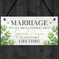 Marriage Gifts For Couple Plaque Marriage Sign Anniversary Gift