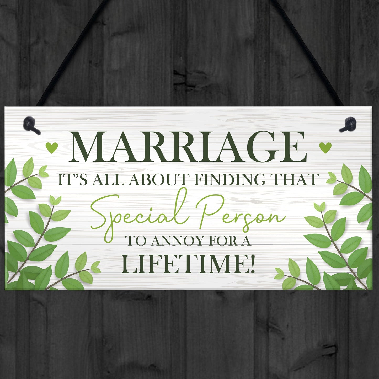 Marriage Gifts For Couple Plaque Marriage Sign Anniversary Gift