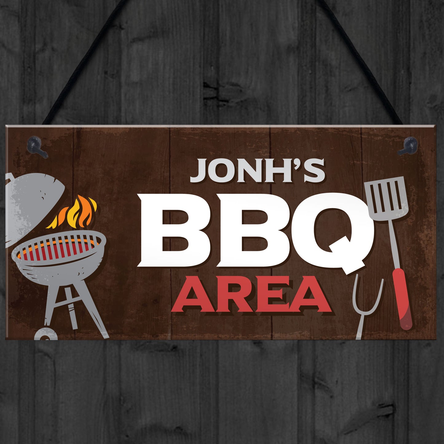 BBQ Signs Garden Shed Summerhouse Outdoor Plaque BBQ Area