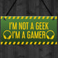 Funny Gaming Sign For Son Dad Brother Gaming Room Decor