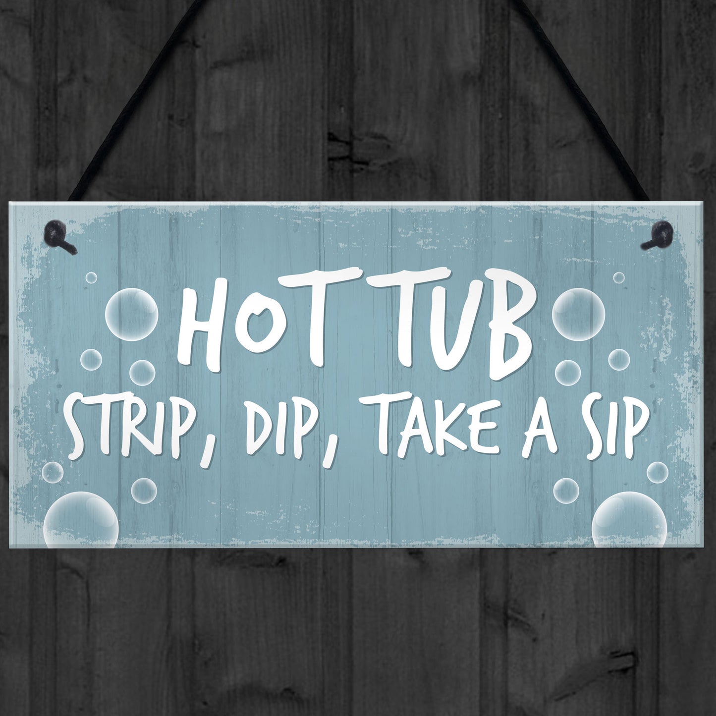 Hot Tub Sign Funny Hot Tub Decor Garden Summerhouse Plaque