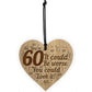 Funny Joke 60th Birthday Gift For Him Her Engraved 60th Birthday