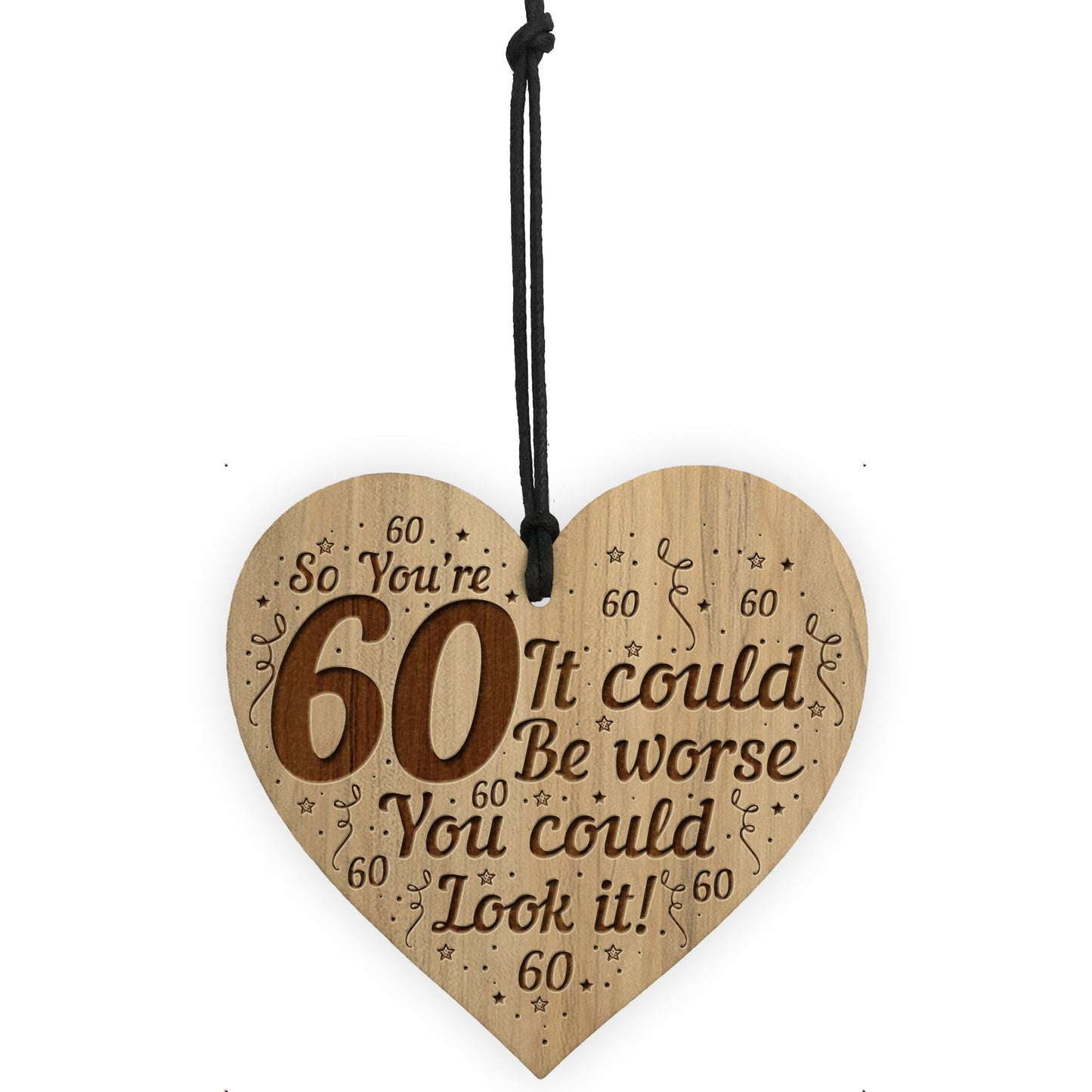 Funny Joke 60th Birthday Gift For Him Her Engraved 60th Birthday