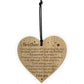 Brother Gifts From Sister Engraved Wooden Heart Birthday Gift