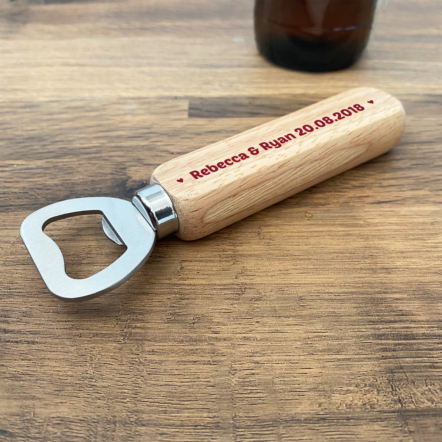Personalised Anniversary Gifts For Him Novelty Bottle Opener