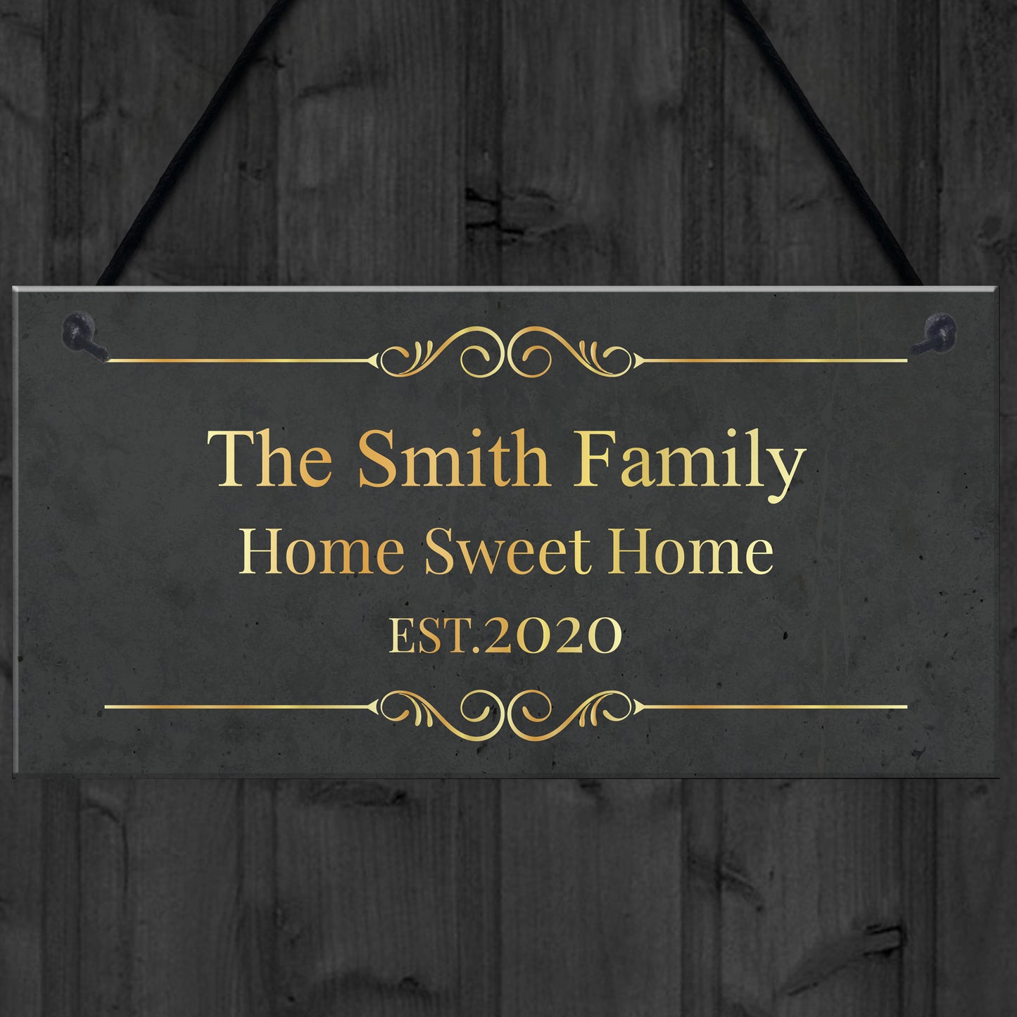 PERSONALISED Welcome Sign To Home New Home Gift For Friend