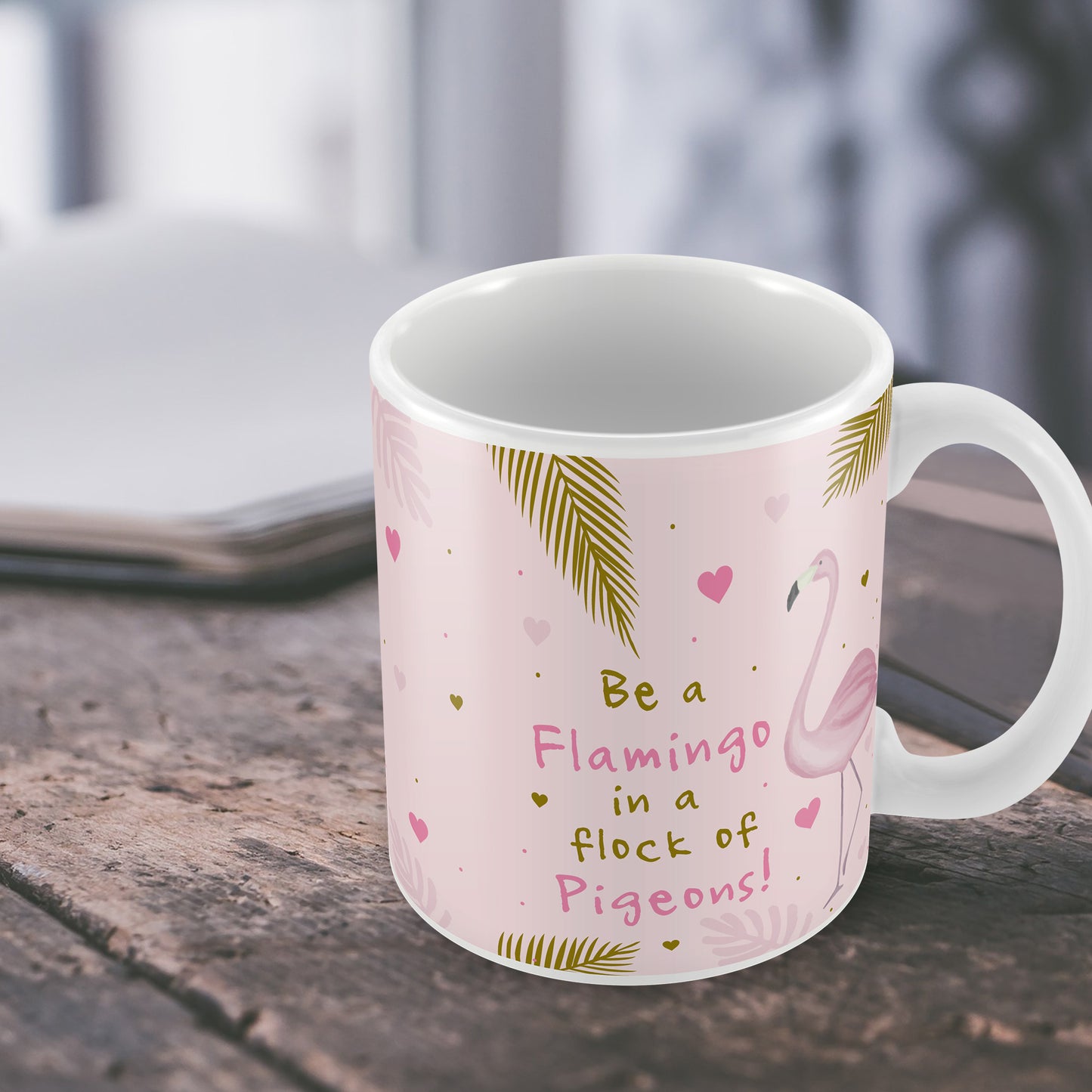 Novelty Flamingo Mug Funny Motivational Birthday Christmas Gift