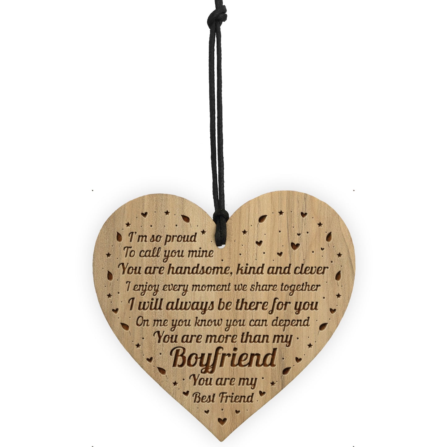 Boyfriend Birthday Gift Card Engraved Best Friend Gift