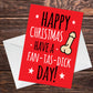 Funny Humourous Christmas Card For Friend Funny Card For Him Her
