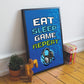 Framed Gaming Print For Son Bedroom Games Room Gamer Gifts