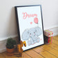 Animal Nursery Print For Girls Boys Bedroom Decor Nursery Art
