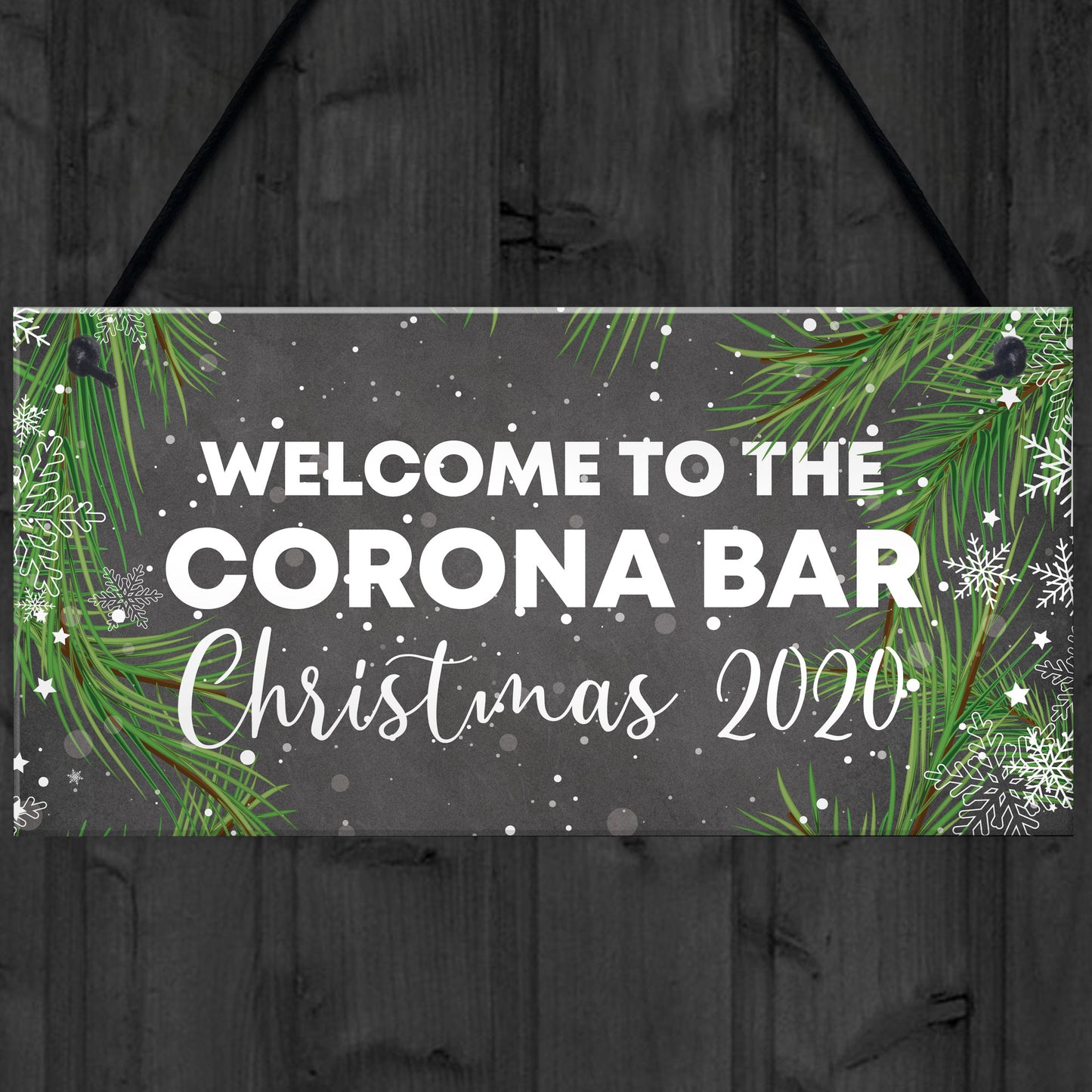 Welcome To The Corona Bar Sign Christmas Decor Home Bar Sign