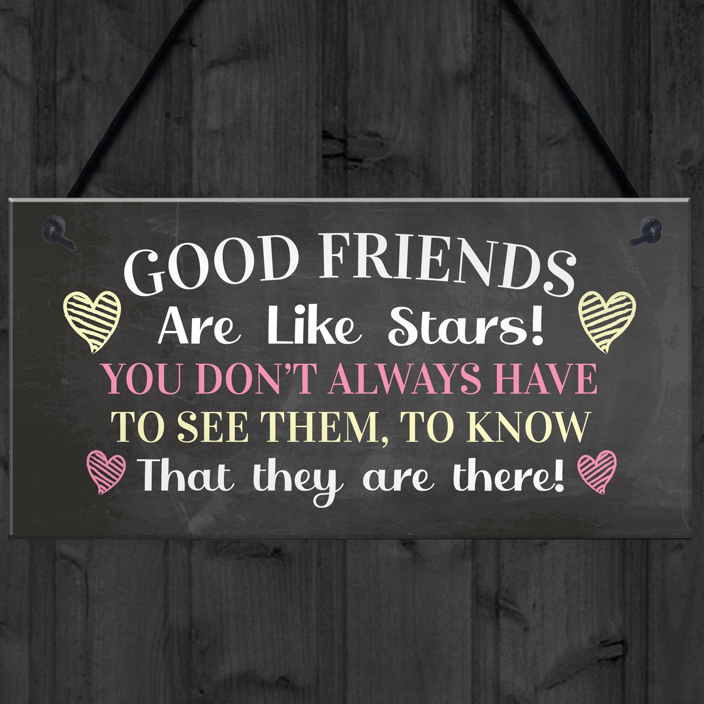 Best Friend Sign Friendship Gift Thank You Novelty Birthday Xmas