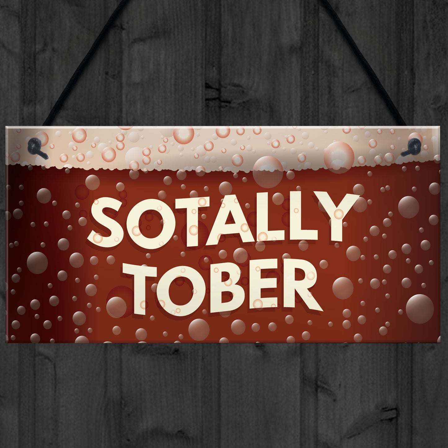 Bar And Pub Signs Novelty SOTALLY TOBER Hanging Man Cave