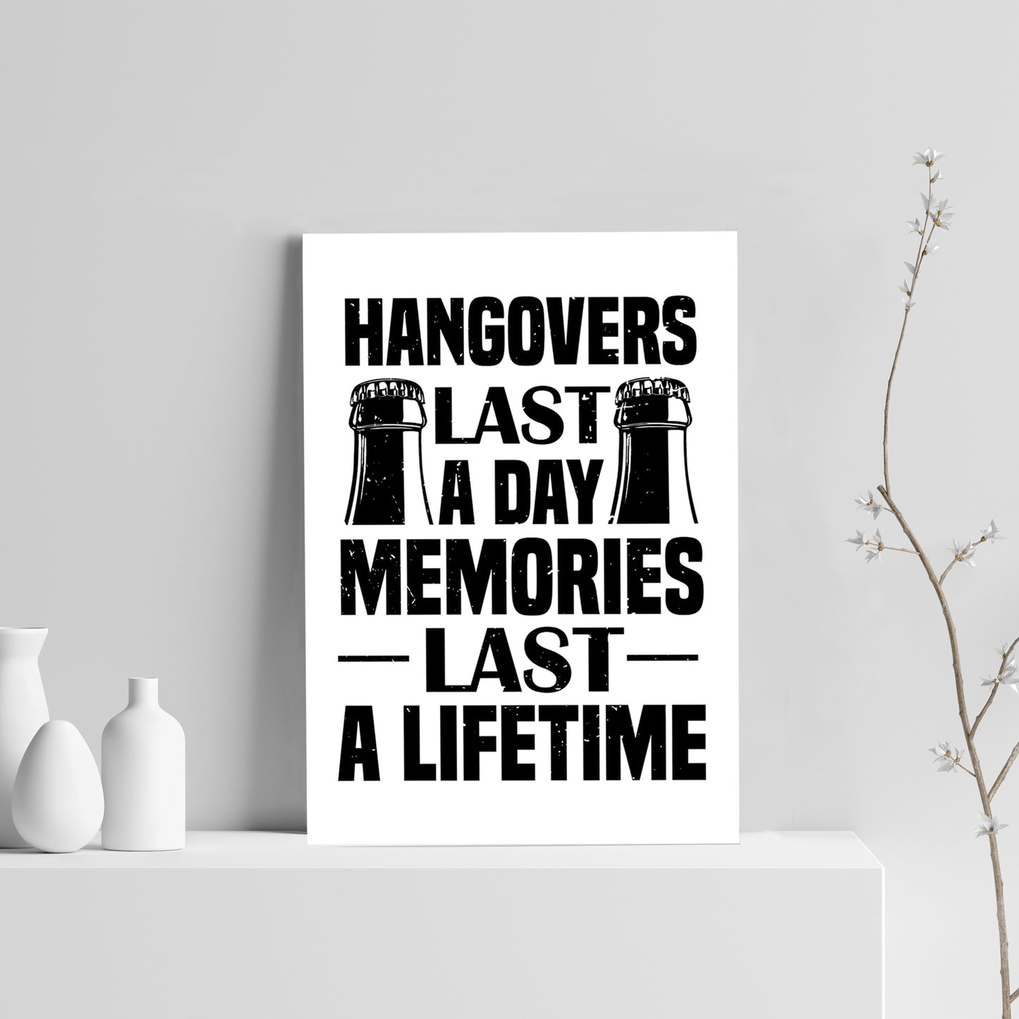 Funny Alcohol Sign Bar Signs For Home Man Cave A4 Print Bar Gift