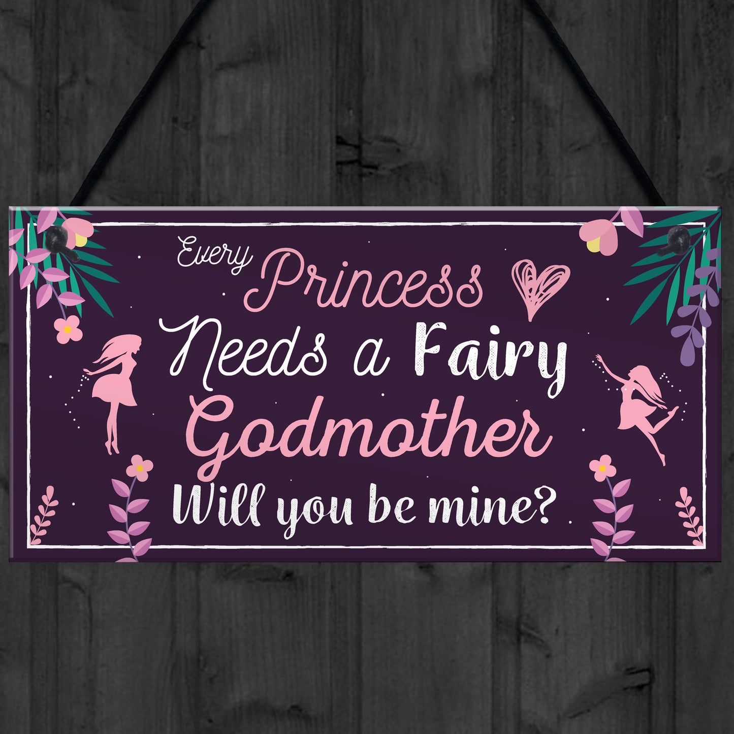 Be My Godmother Thank You Keepsake Christening Godparent Gifts